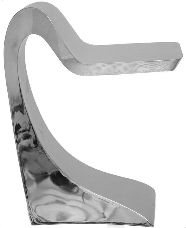Tabouret requin â argent