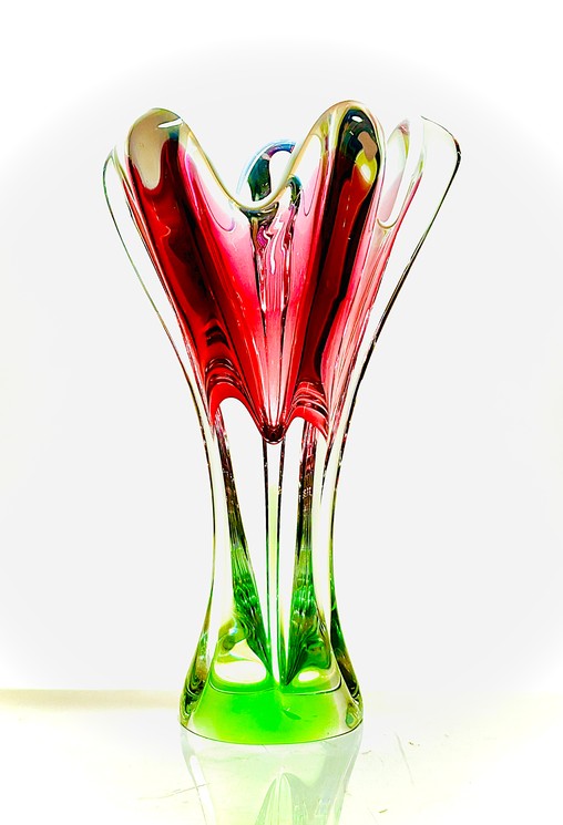 Sommerso Colorful vase