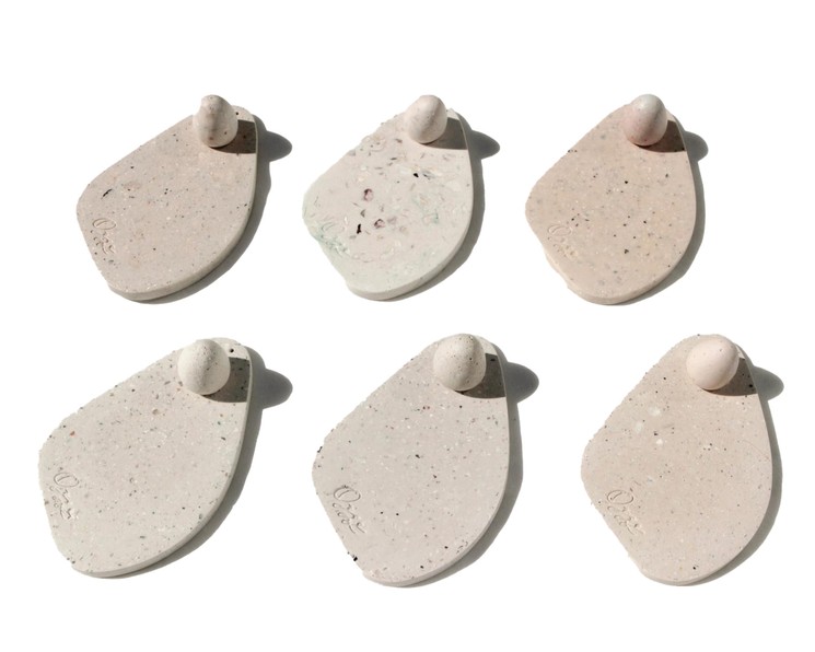 Set of 6 Oyster shell Incenses Holder