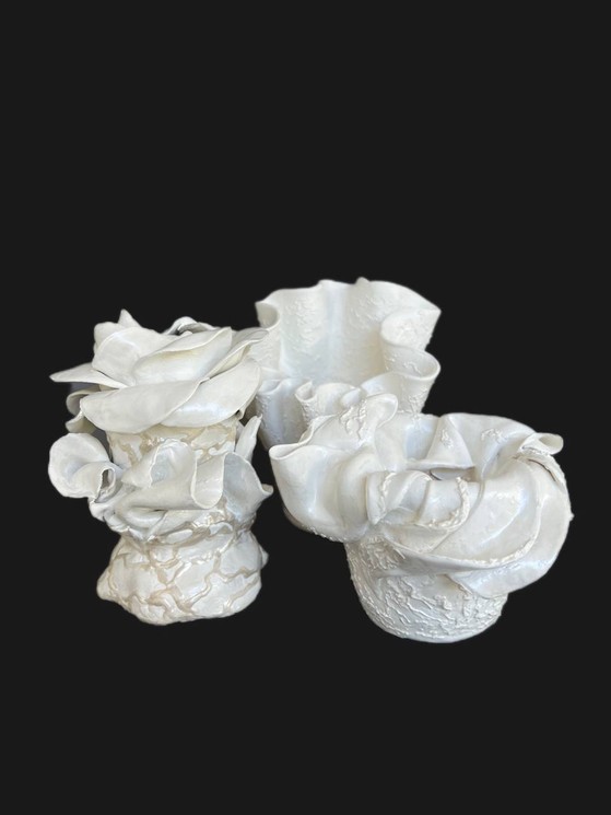 Set of 3 design vases - FaithHopeLove