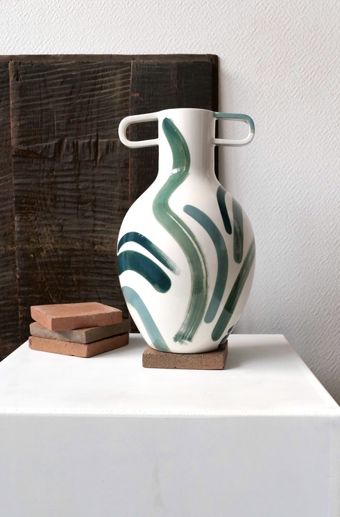 Vase MosaÃ¯que d'olive 1