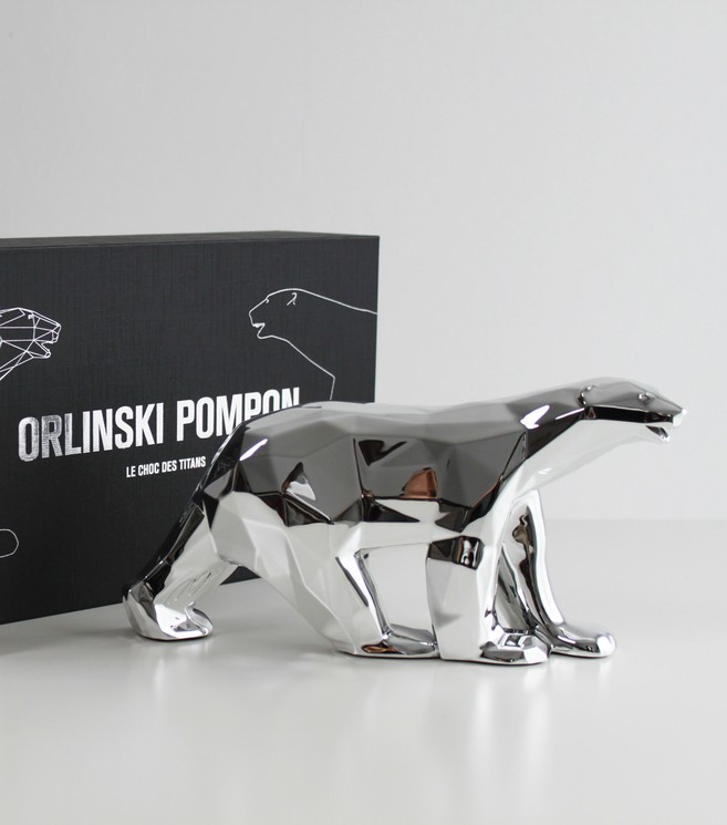 Ours Pompon x Orlinski silver edition