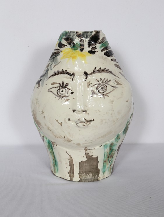Woman's HeadCrowned with Flowers (Ramie 237)   