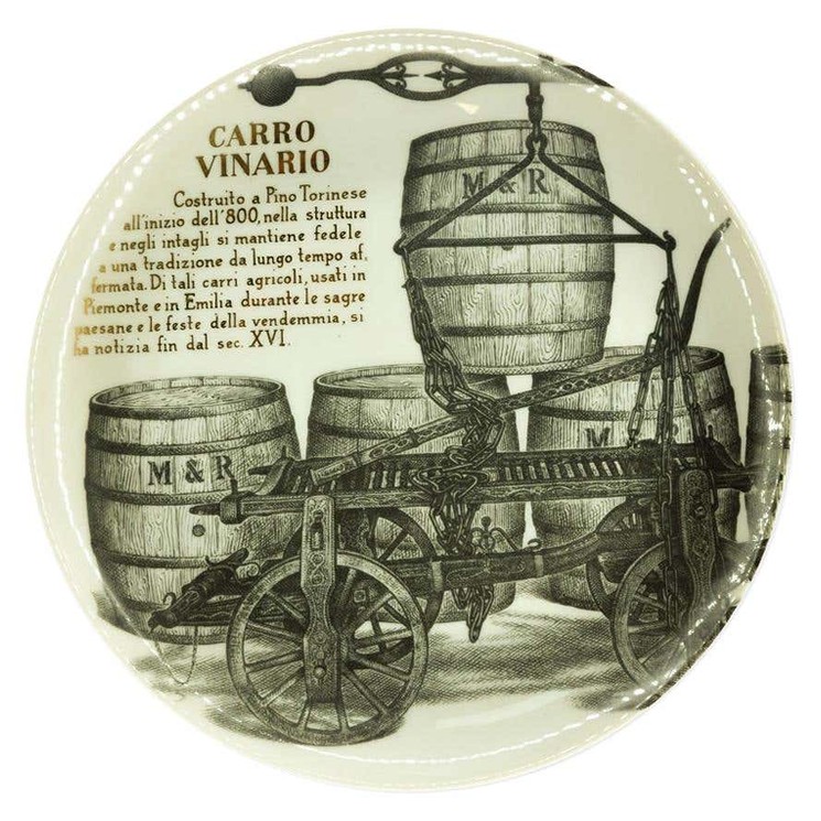 Carro Vinario Plate for Martini & Rossi