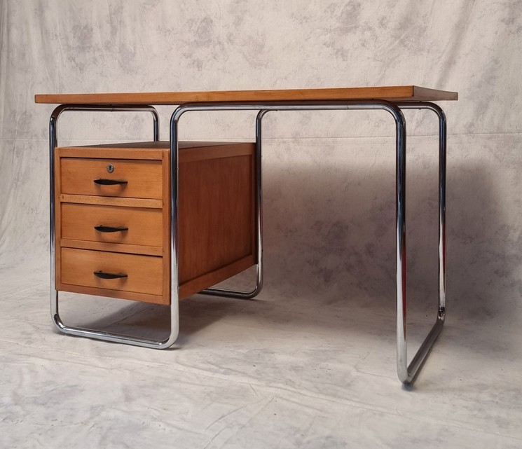 Bureau Bauhaus De Rudolf Vichr - ChÃªne