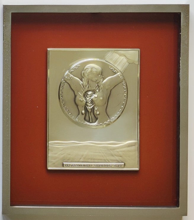 Fecundity - Bas Relief Silver Sculpture